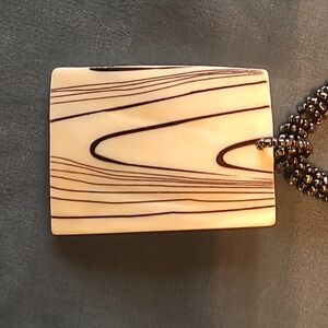 Black choker necklace